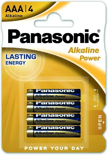 PILAS PANASONIC AAA (LR03) 4 UND.