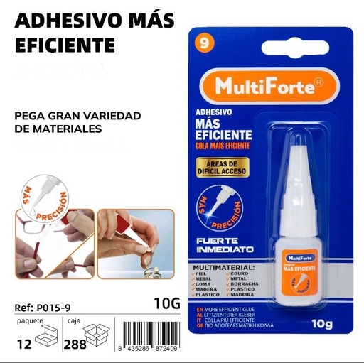 ADHESIVO MAS EFICIENTE 10 GRAMOS