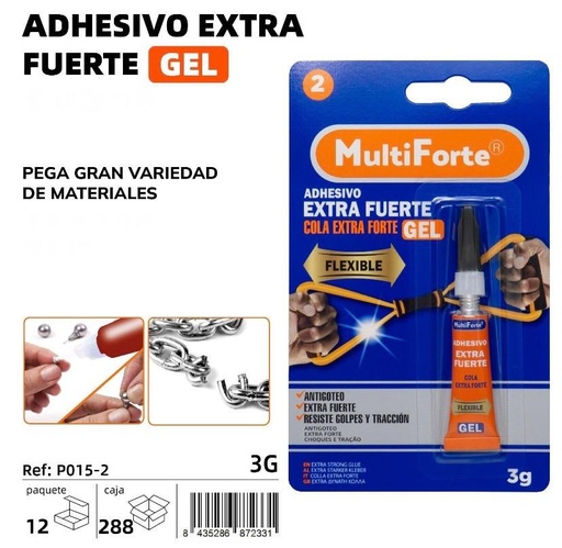 ADHESIVO EXTRA FUERTE GEL 3G