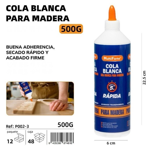 COLA BLANCA PARA MEDERA 500G