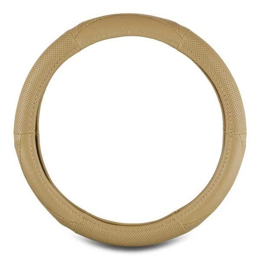 FUNDA VOLANTE PIEL BEIGE