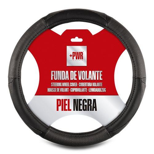 FUNDA DE VOLANTE PIEL NEGRA