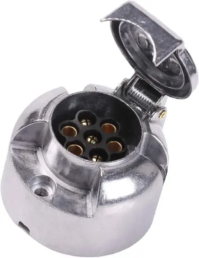 ENCHUFE HEMBRA 7 PLOT METAL BLISTER