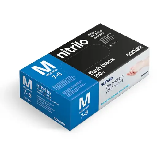 CAJA GUANTE NITRILO TALLA M