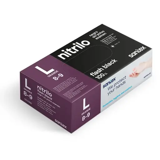 CAJA GUANTES NITRILO TALLA L