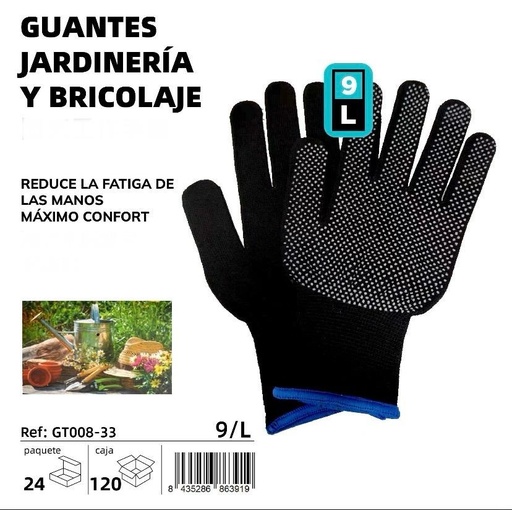 GUANTES JARDINERÍA Y BRICOLAJE