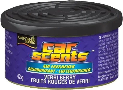 AMBIENTADOR LATA CALIFORNIA SCENT FRUTOS ROJOS 42GR.