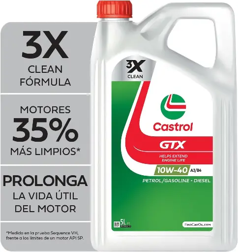 CASTROL GTX 10W40 5 LITROS