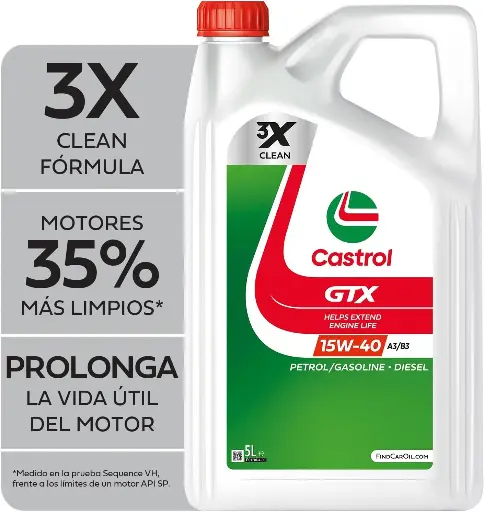 CASTROL GTX 15W40 5 LITROS