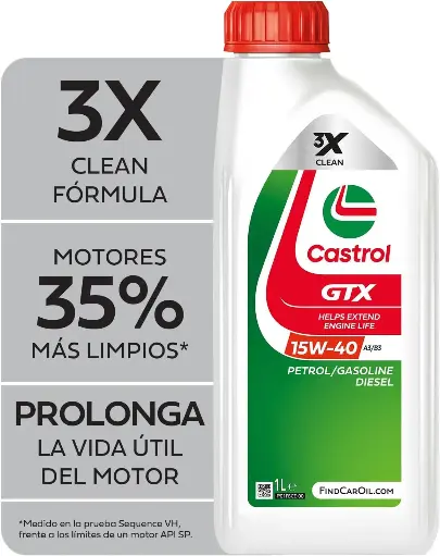 CASTROL GTX 15W40 1 LITRO