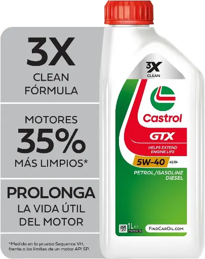 CASTROL GTX 5W40 1 LITRO