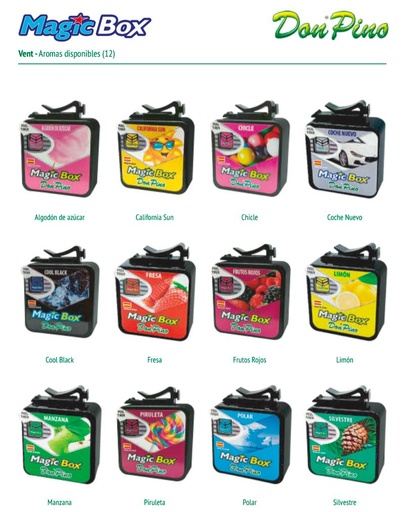 AMBIENTADOR DON PINO MAGIC BOX ( AROMAS )