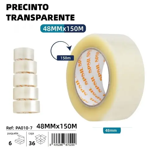 PRECINTO TRANSPARENTE
